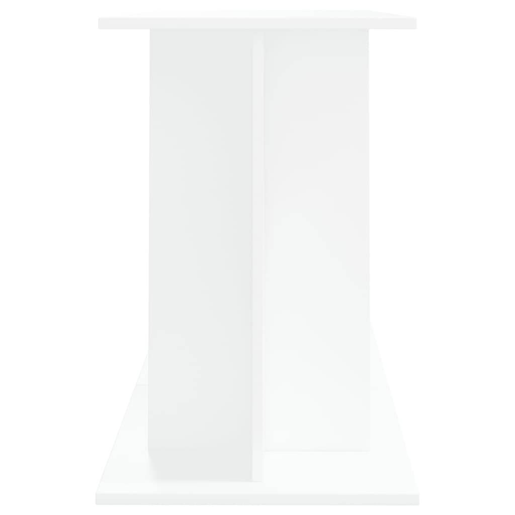 Meuble pour Aquarium Bois d'Ingénierie pour Salon avec Rangement 120x40x60 cm Blanc - ComfortXL Outdoor Living - Image 5