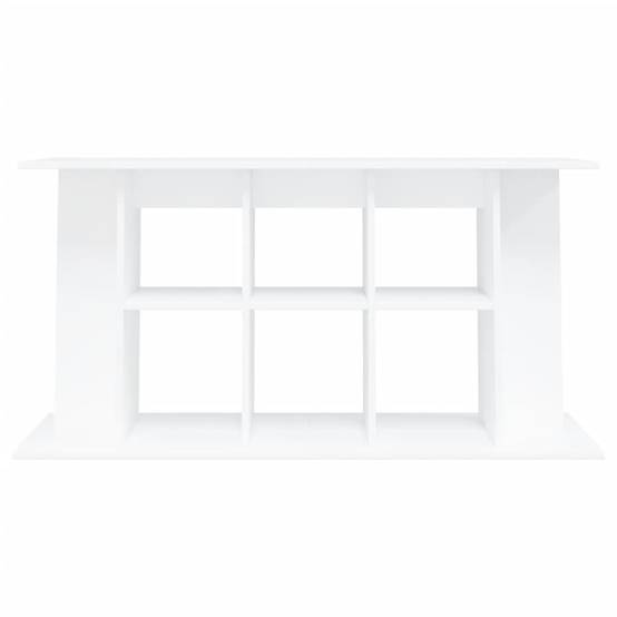 Meuble pour Aquarium Bois d'Ingénierie pour Salon avec Rangement 120x40x60 cm Blanc - ComfortXL Outdoor Living - Image 4