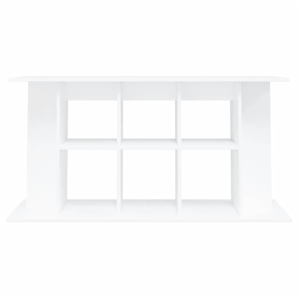 Meuble pour Aquarium Bois d'Ingénierie pour Salon avec Rangement 120x40x60 cm Blanc - ComfortXL Outdoor Living - Image 4