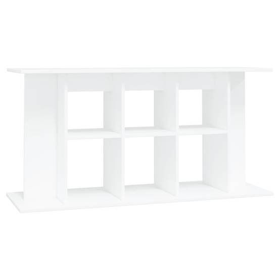 Meuble pour Aquarium Bois d'Ingénierie pour Salon avec Rangement 120x40x60 cm Blanc - ComfortXL Outdoor Living - Image 2