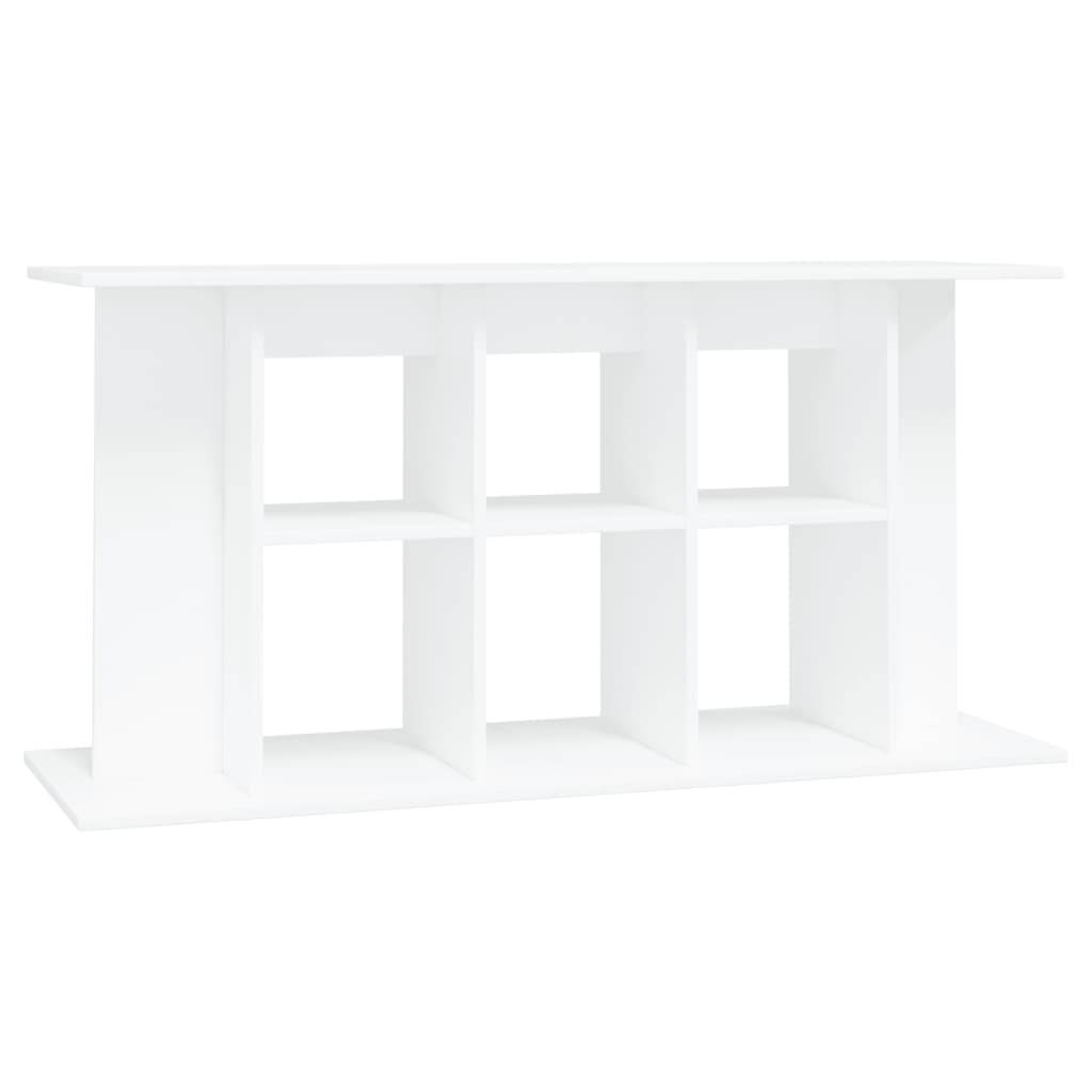 Meuble pour Aquarium Bois d'Ingénierie pour Salon avec Rangement 120x40x60 cm Blanc - ComfortXL Outdoor Living - Image 2