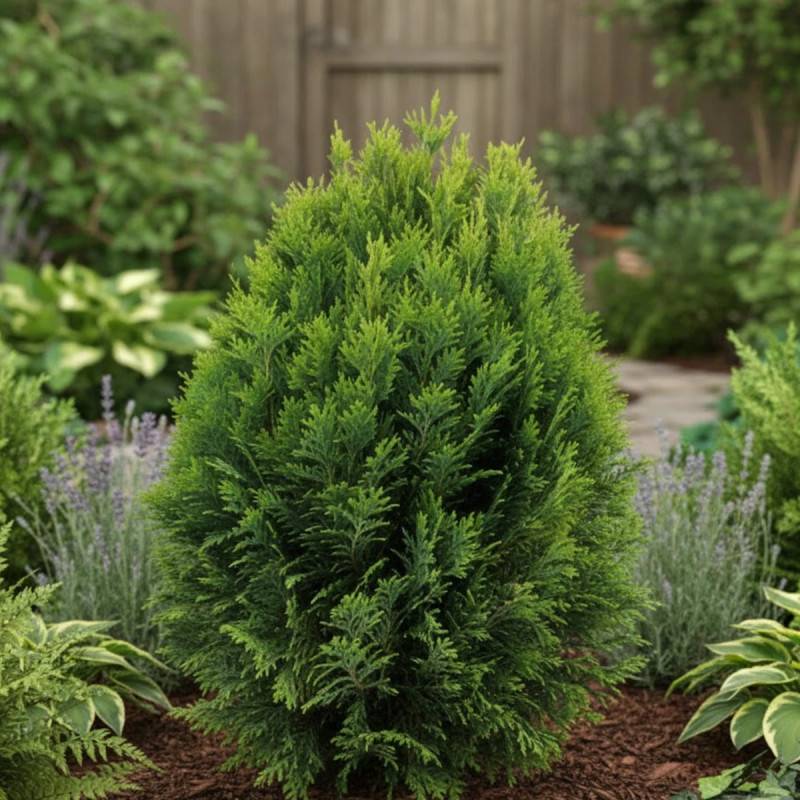 Cyprès de Lawson Minima Glauca, Chamaecyparis lawsoniana - Pot de 3L - 40/60 cm - Imagen 3