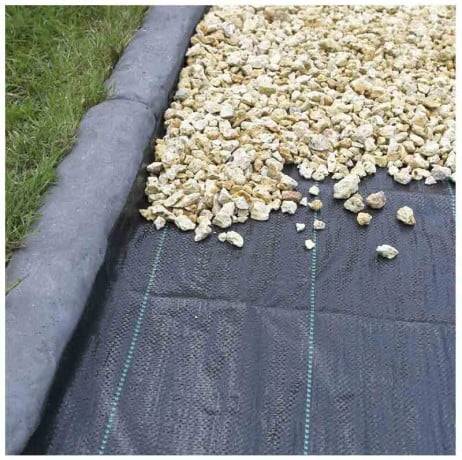 Nature - Toile de paillage 100 gr/ m² noir, Dimensions 3,30 x 5 m - Imagen 2