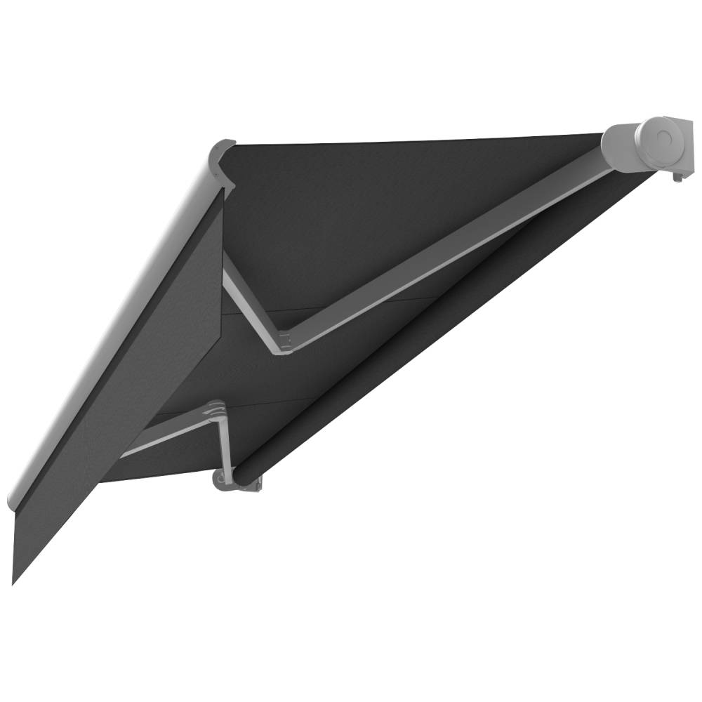 Intersun - Store banne loggia AMARITE 3,00x2,00 M (Motorisé et Interrupteur - Blanc - Gris Graphite) - INTERSUN - Imagen 1
