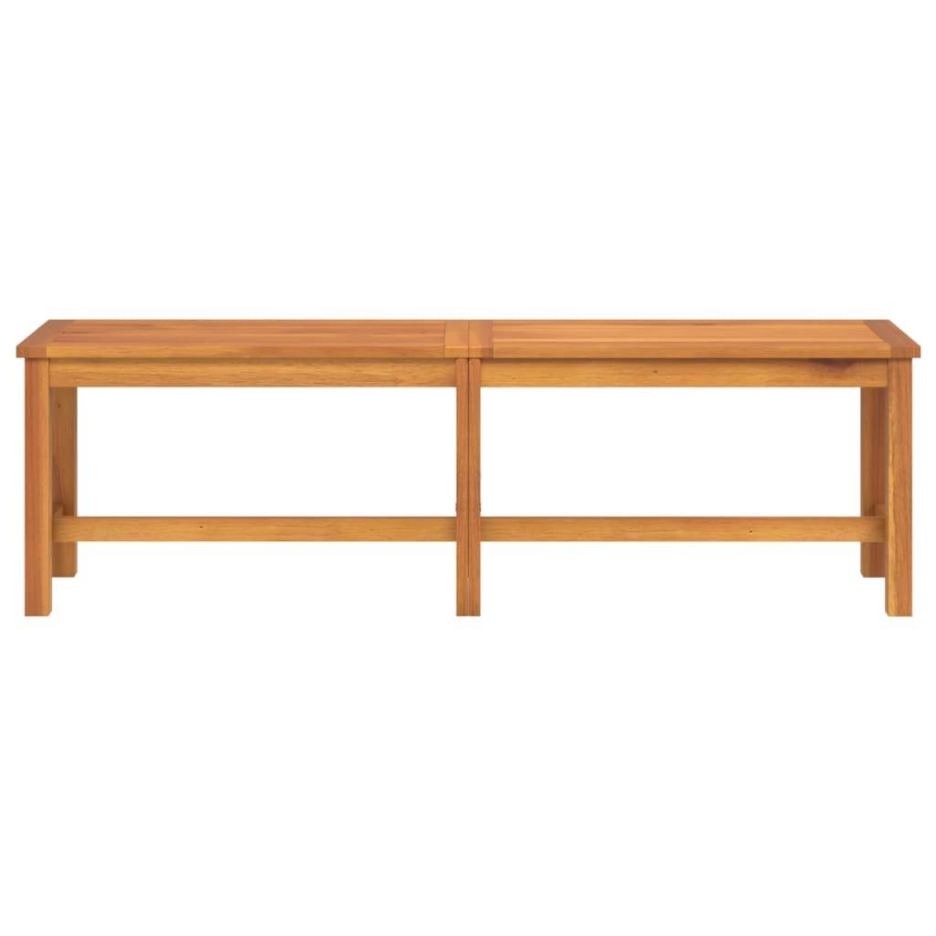Helloshop26 - Banc de jardin meuble de patio d'extérieur terrasse 150 x 35 x 45 cm bois massif d'acacia - Imagen 2