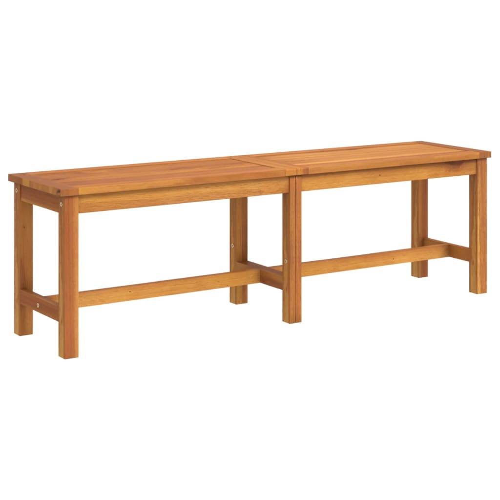 Helloshop26 - Banc de jardin meuble de patio d'extérieur terrasse 150 x 35 x 45 cm bois massif d'acacia - Imagen 1