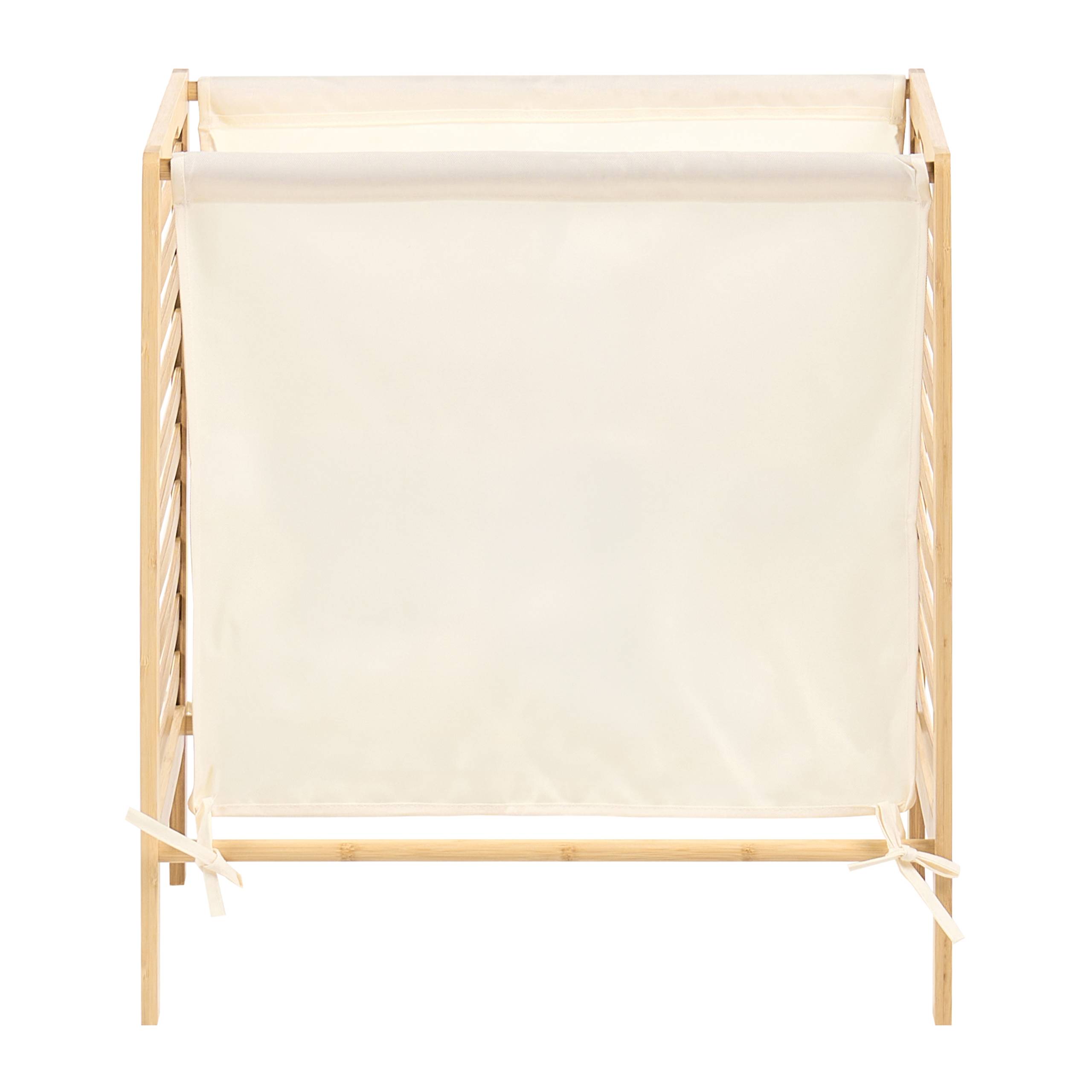 Beliani - Paniers à linge Bambou Marron clair CARACHI - 59x54x36- Beliani - Image 4
