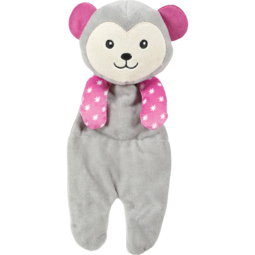 Zolux - Peluche grise maxou bruissant debout 25 cm jouet pour chiots - Image 2