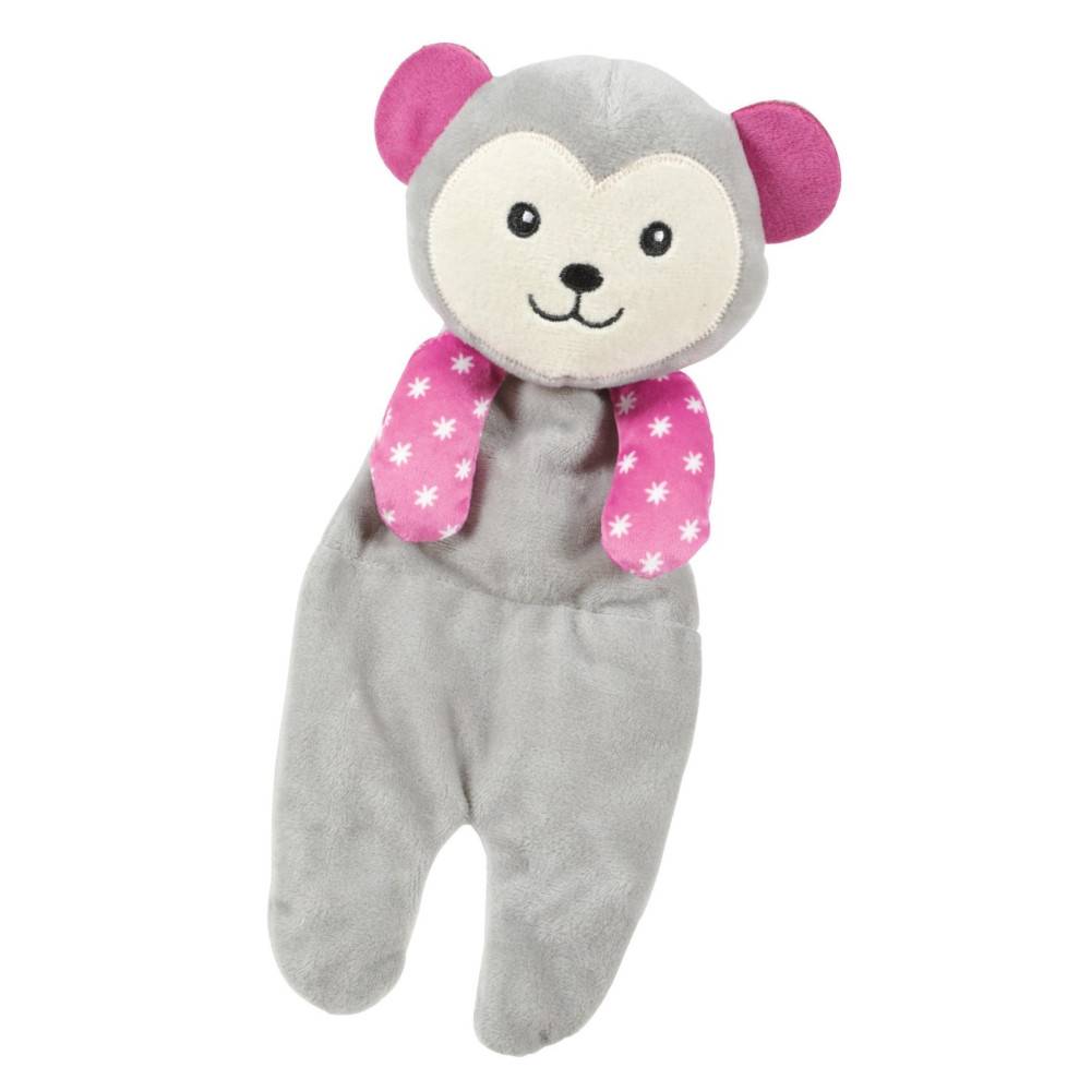 Zolux - Peluche grise maxou bruissant debout 25 cm jouet pour chiots - Image 1