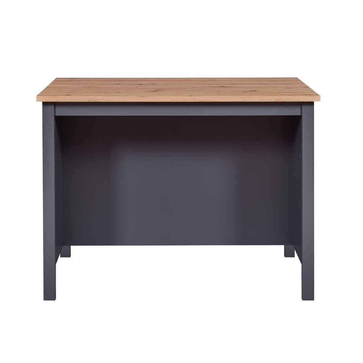 Ilot de Cuisine "Melina" 124cm Anthracite & Chêne - Image 3