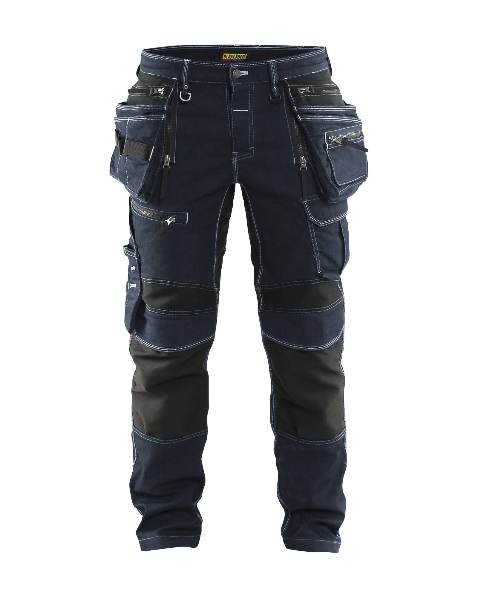 Blaklader - Pantalon X1900 Artisan stretch 2D marine/noir T40 - BLÅKLÄDER - 199011418999C46 - Image 1