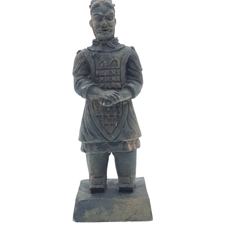 Statuette guerrier chinois Qin 5 L, hauteur 14 cm, décoration aquarium - Image 6