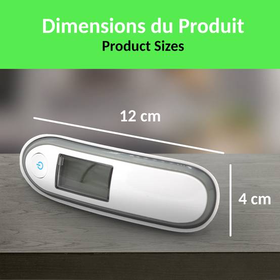 Fishtec - Thermomètre frontal infrarouge FISHTEC Body Check, technologie sans contact, mesure rapide et fiable pour adulte et enfant - Image 7