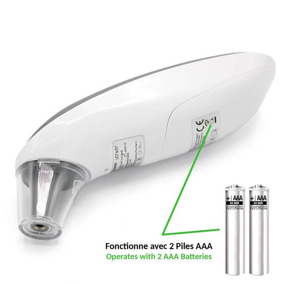 Fishtec - Thermomètre frontal infrarouge FISHTEC Body Check, technologie sans contact, mesure rapide et fiable pour adulte et enfant - Image 4