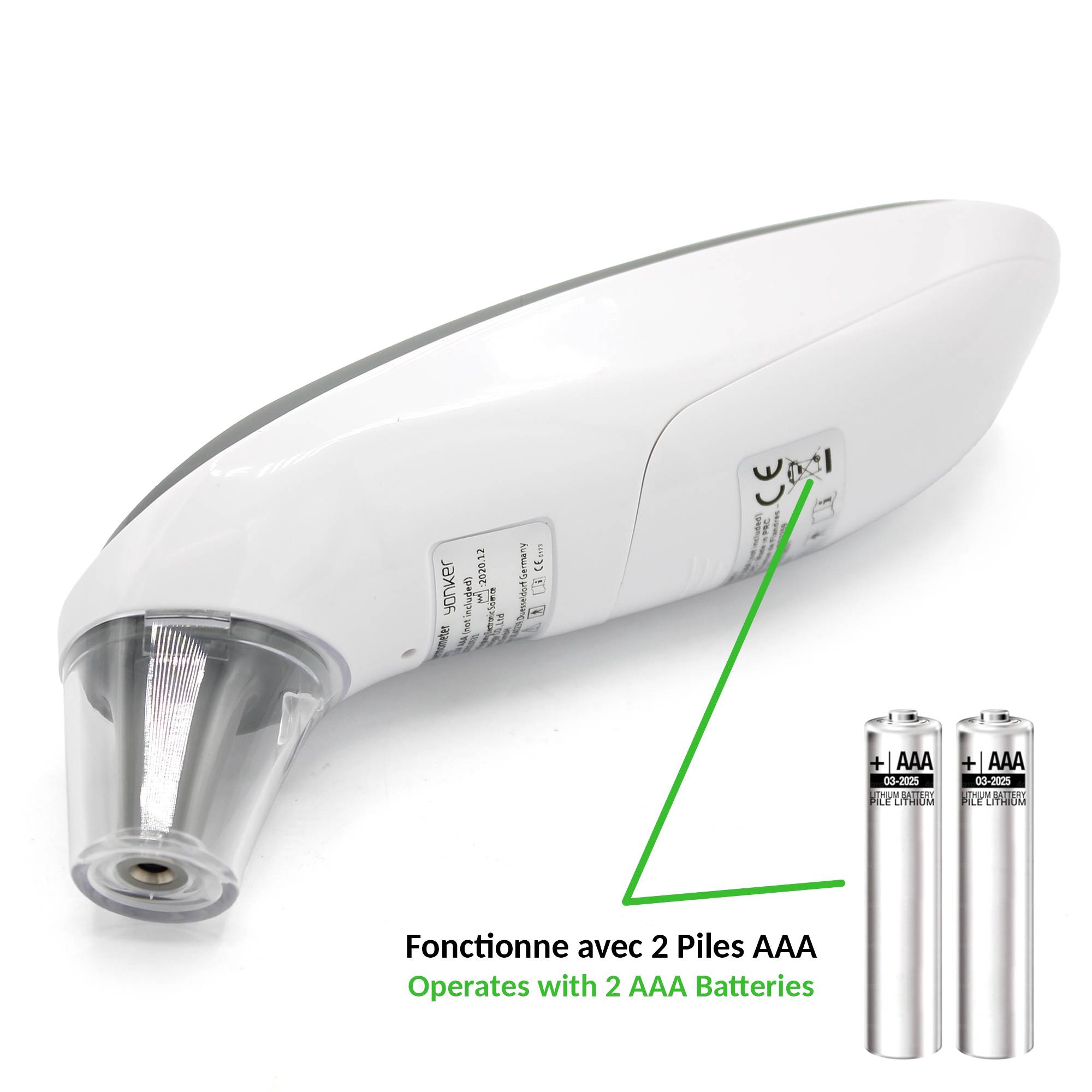 Fishtec - Thermomètre frontal infrarouge FISHTEC Body Check, technologie sans contact, mesure rapide et fiable pour adulte et enfant - Image 4