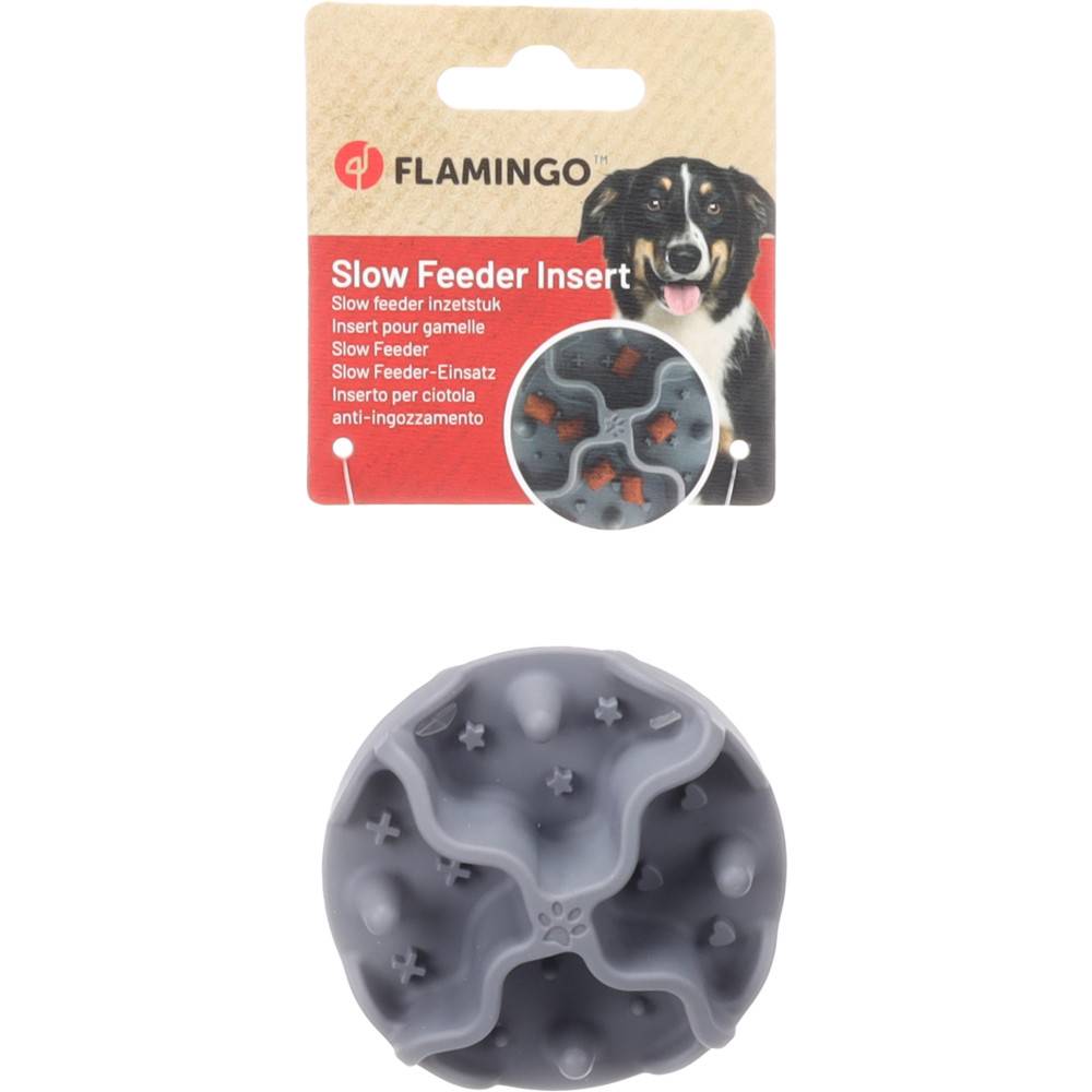 Flamingo - Insert Anti-Glouton Woopy Gris Ø 8 cm pour Gamelle Chat et Chien - Image 5
