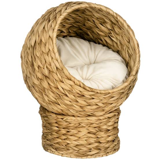 Panier pour chat jacinthe d'eau marron 40 x 37 x 51 cm - PANGIVO - Image 1