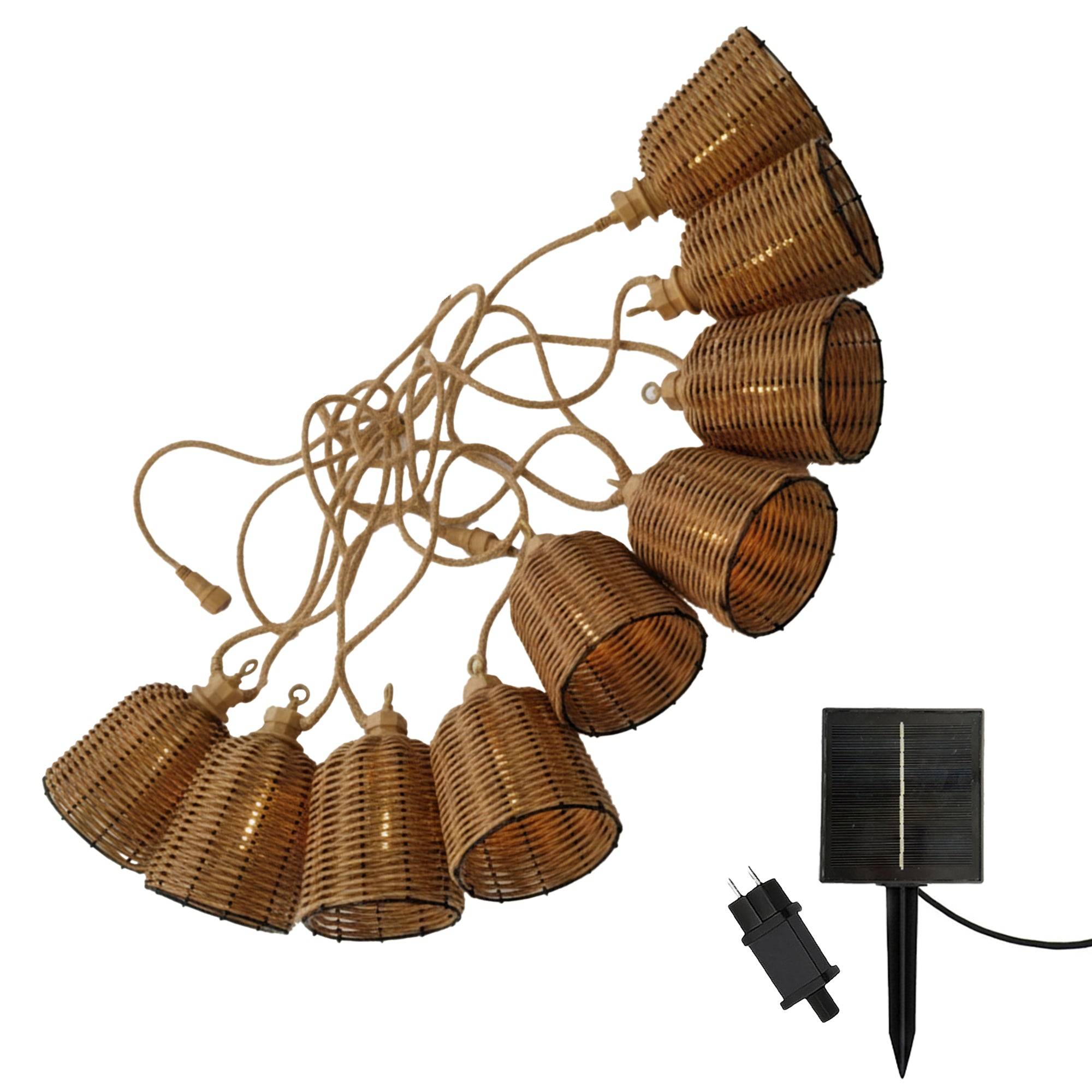 Lumisky - Guirlande solaire FORMENTERA HYBRID 10 ampoules 8M - Image 1