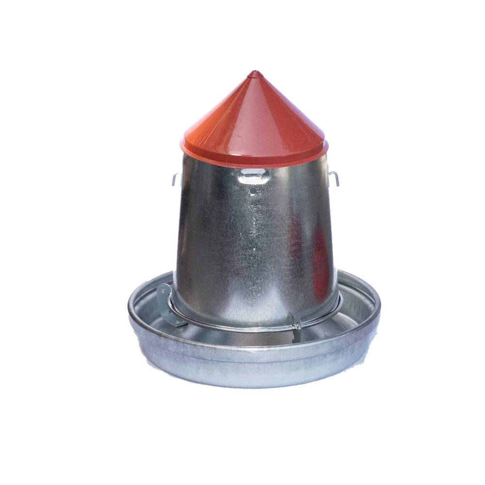 Vadigran - Vadigran - Silo d'alimentation galvanisé contenance 9 litres ø 33 cm pour volailles - Imagen 5