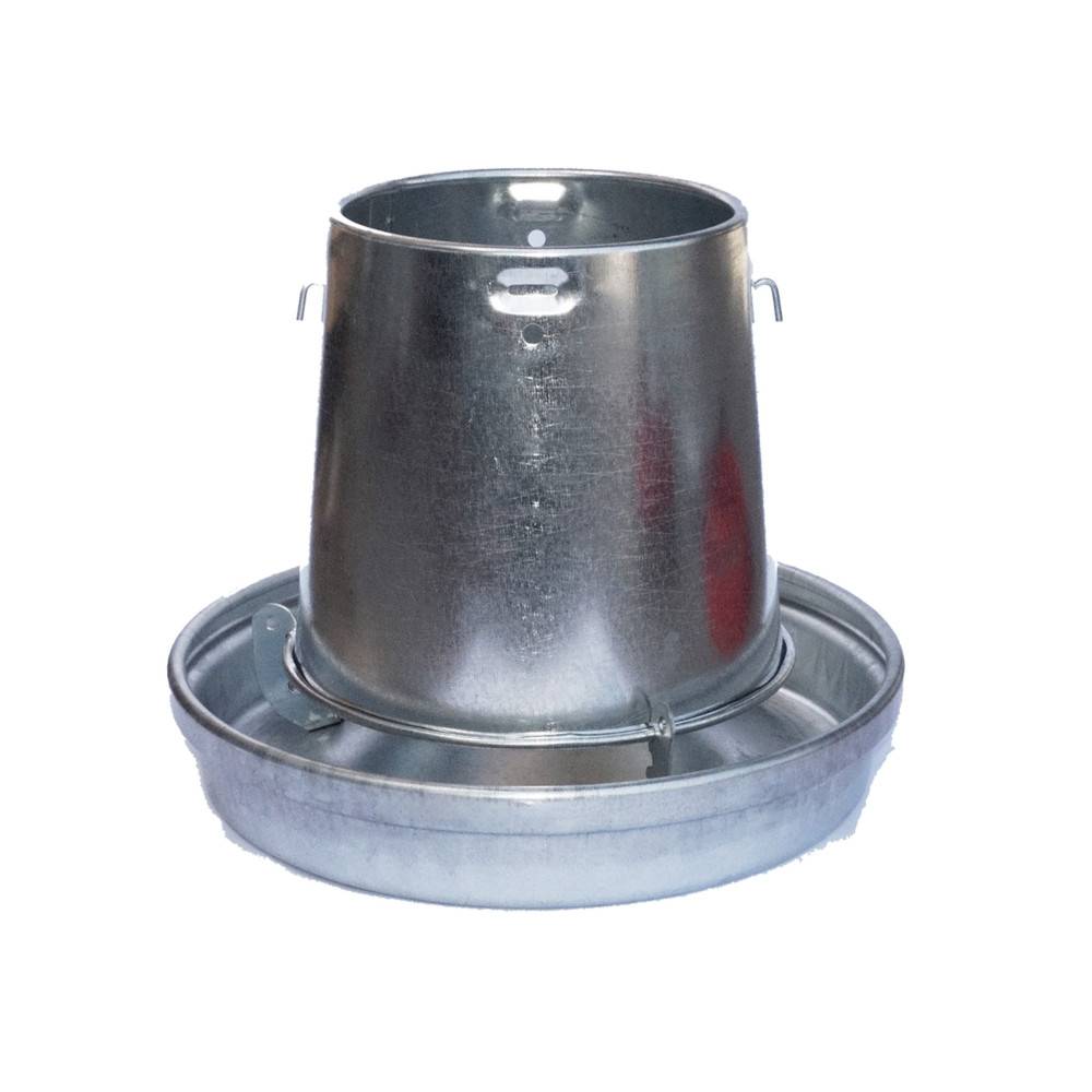 Vadigran - Vadigran - Silo d'alimentation galvanisé contenance 9 litres ø 33 cm pour volailles - Imagen 3