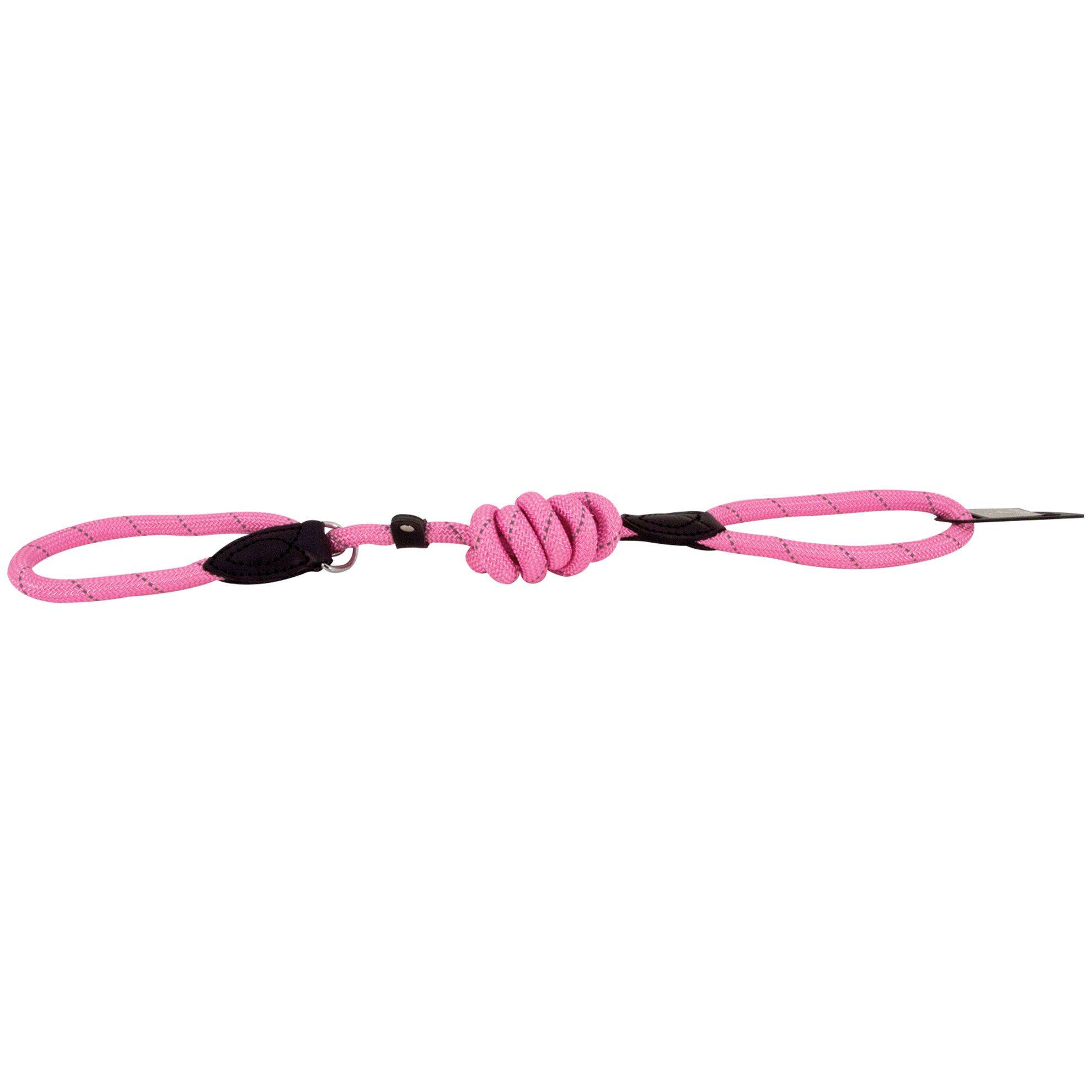 Laisse-lasso réfléchissante Run Around rose Taille : T2 DOOGY CLASSIC