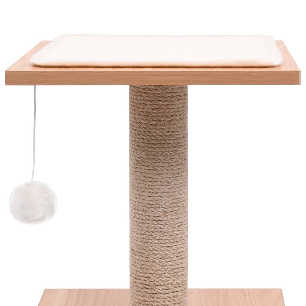 Vidaxl - Arbre à chat avec tapis à gratter en sisal 62 cm vidaXL 170931 - Imagen 4