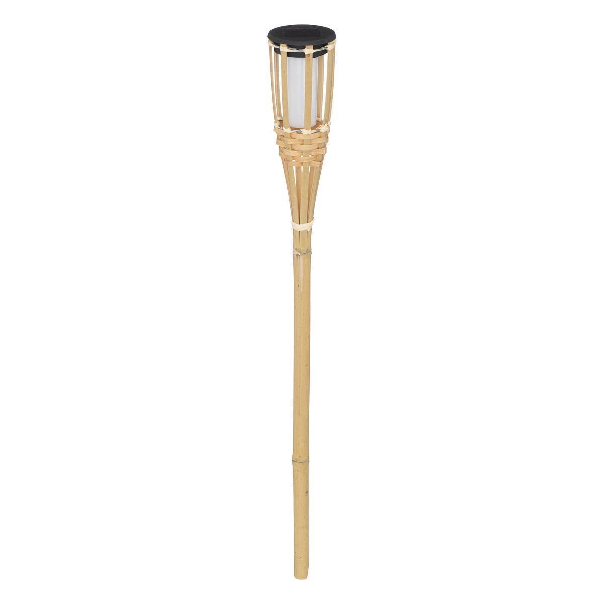 Atmosphera - Balise solaire "Maceo" H70cm en bambou - Atmosphera Créateur d'intérieur - Imagen 1