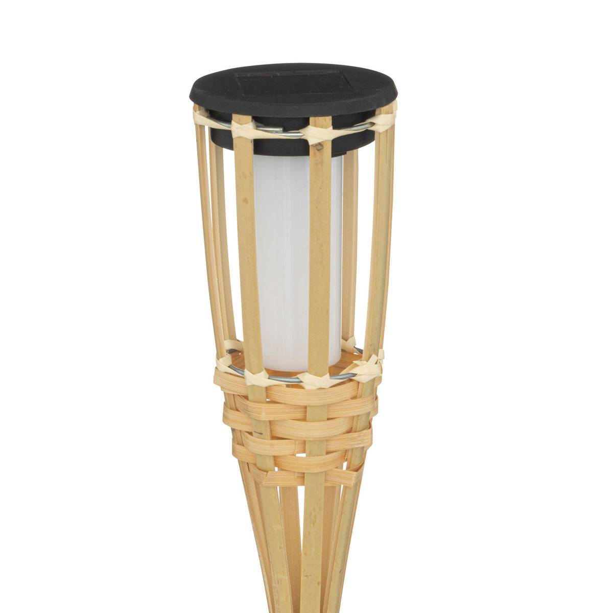 Atmosphera - Balise solaire "Maceo" H70cm en bambou - Atmosphera Créateur d'intérieur - Imagen 2