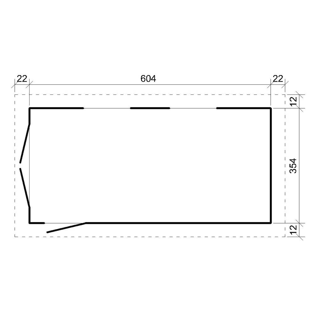 Timbela - Garage Qualité Premium 21 m²/ L378xl648 cm - garage pour auto, moto, vélos, machines de jardinage - Timbela M992B-TUNDRA GREY - Image 7