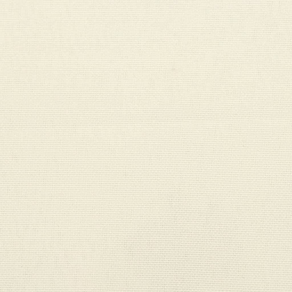 Coussins de chaise à dossier haut tissu oxford crème 120 x 50 x 7 cm, poids:10.95kg - PANGIVO - Image 9