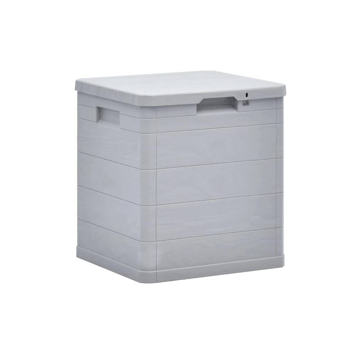 Coffre de jardin en résine 90 Litres Gris Taupe 42 x 44 x 50cm TOOMAX - Imagen 5