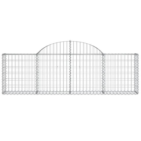 Vidaxl - Paniers à gabions arqués 7 pcs 200x30x60/80 cm Fer galvanisé vidaXL 3146073 - Image 5
