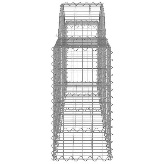 Vidaxl - Paniers à gabions arqués 7 pcs 200x30x60/80 cm Fer galvanisé vidaXL 3146073 - Image 6