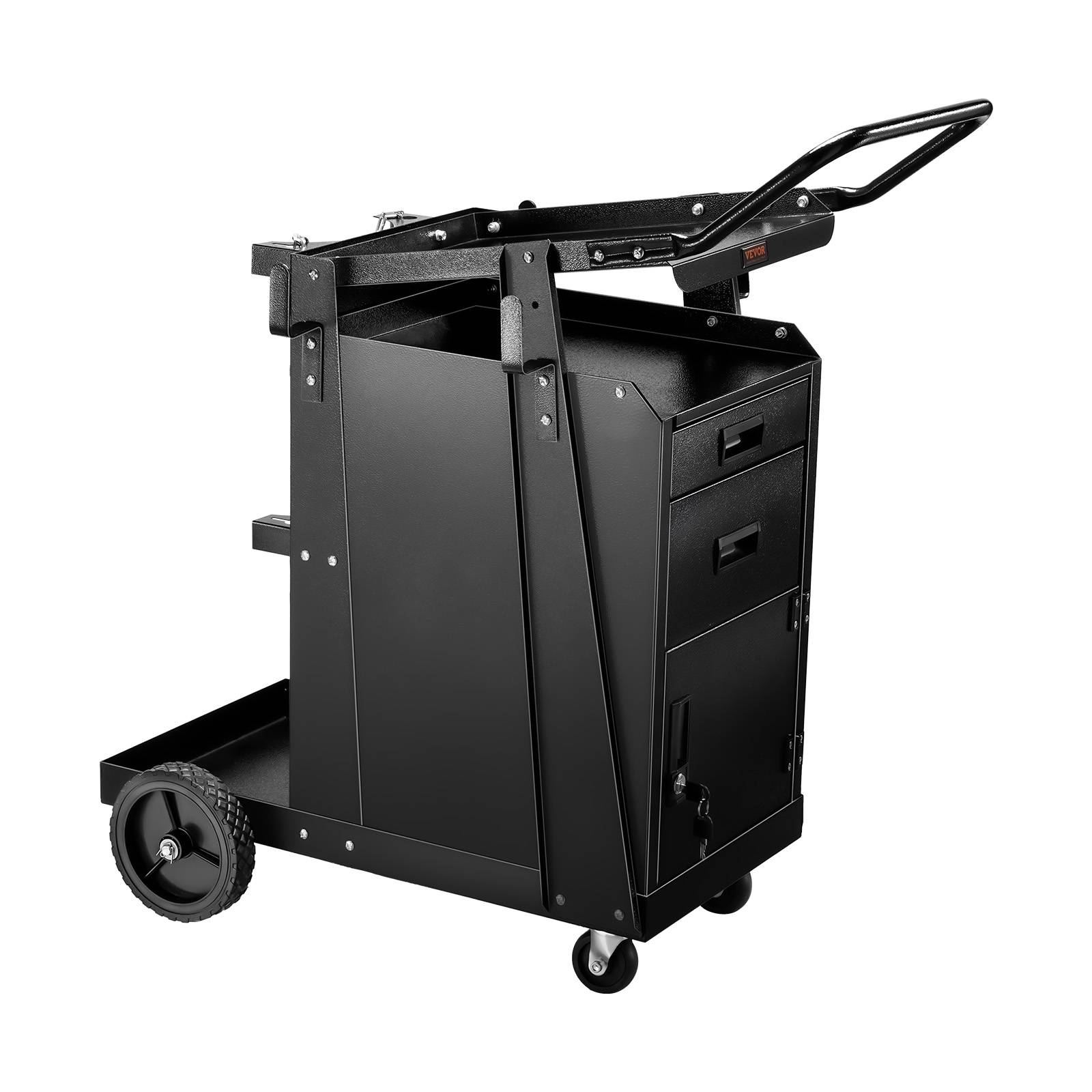 VEVOR Chariot de Soudage Poste à Souder 2 Tiroirs Armoire Verrouillable 158 kg - Image 1