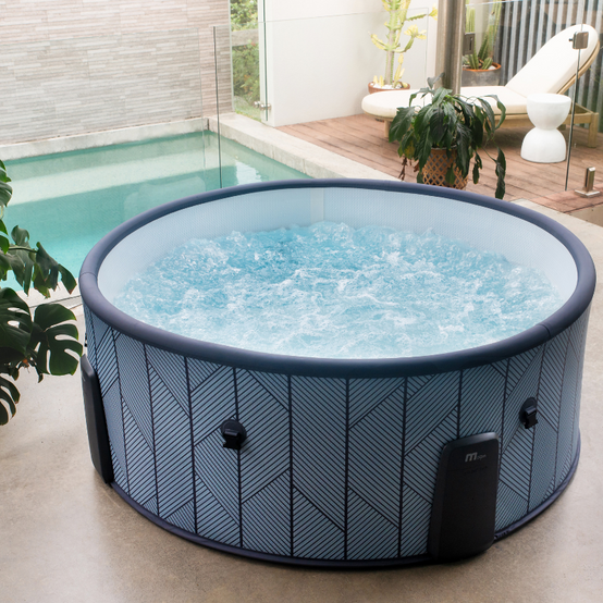Spa semi rigide 6 places TIDAL mSpa – spa extérieur – bulles massantes 130 jets – hydrojets – installation facile - Image 1