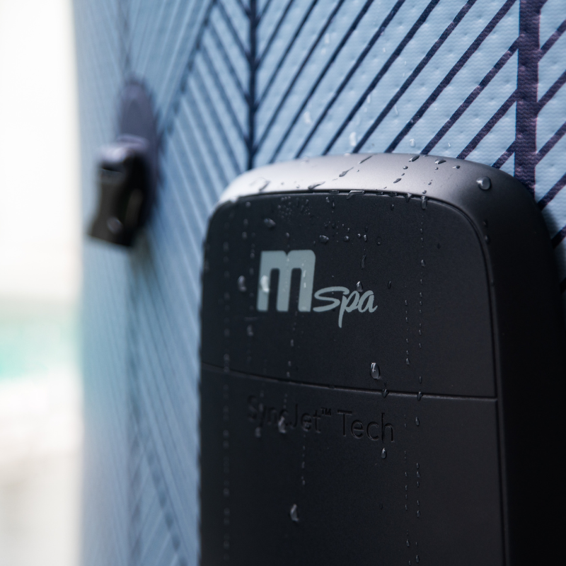 Spa semi rigide 6 places TIDAL mSpa – spa extérieur – bulles massantes 130 jets – hydrojets – installation facile - Image 10