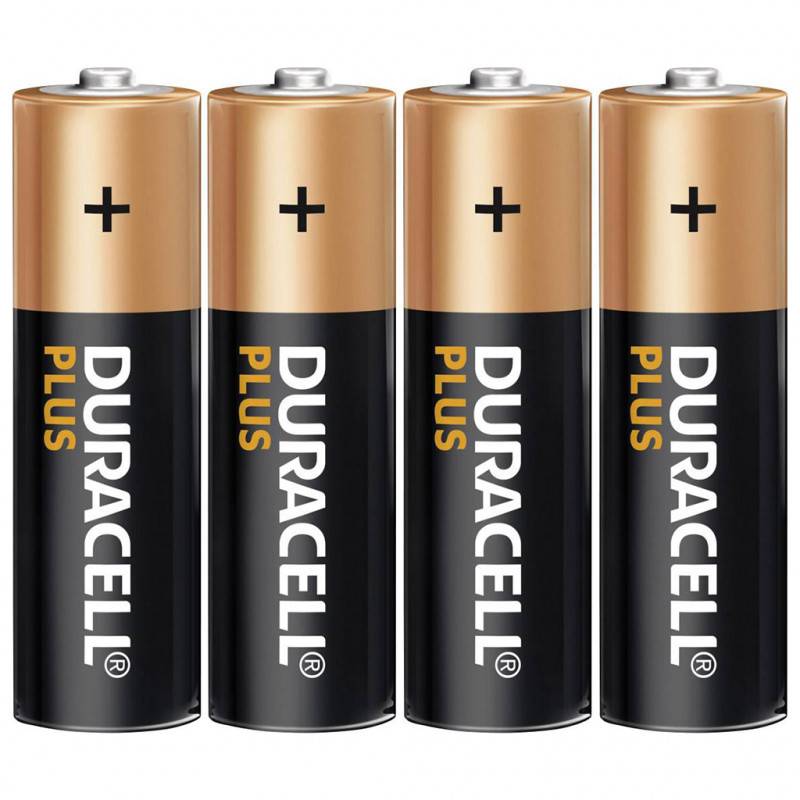 4 Piles alcalines Plus 100% LR6/AA (1,5V) DURACELL - Image 2