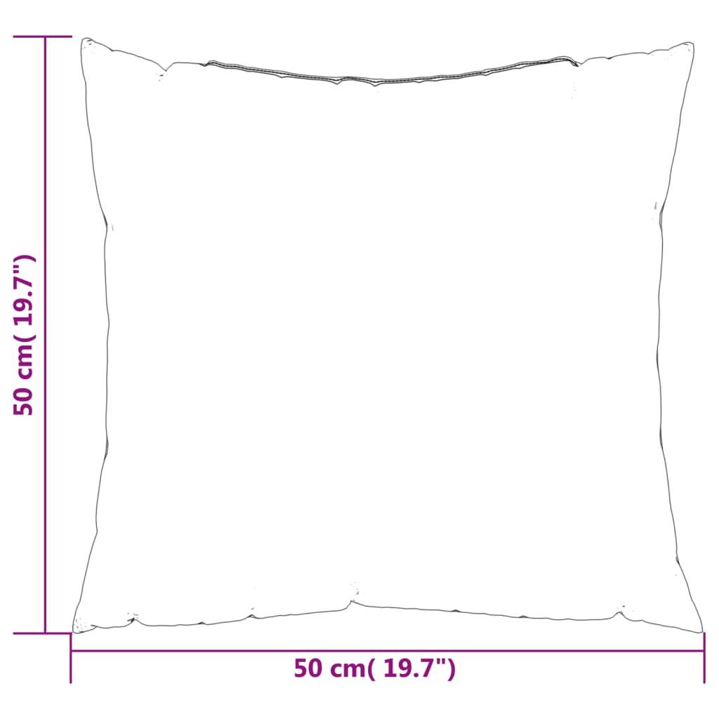 Lot de 2/4 coussins de chaise d'extérieur avec attaches 50 x 47 cm - Pour extérieur, jardin, canapé, chaises de bureau (5,2 pièces : 50 x 47 cm