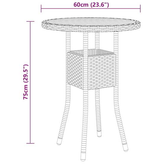 ComfortXL - Salon de Jardin 5 Pièces Rond Résine Tressée avec Tabourets Marron – ComfortXL Outdoor Living - Image 9