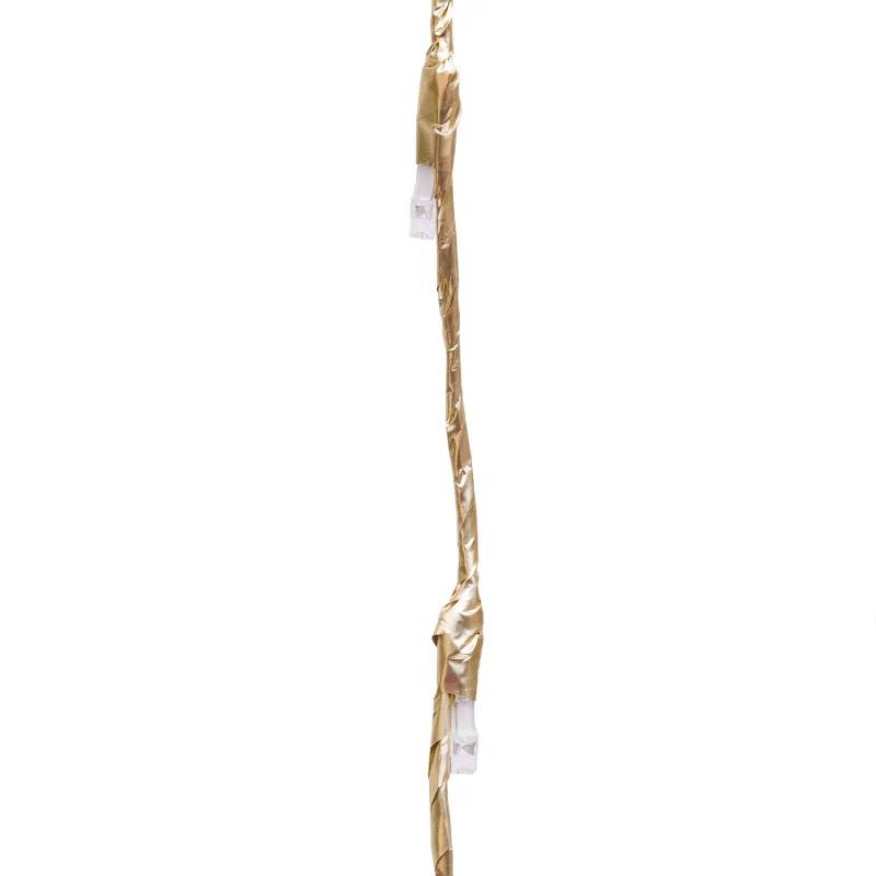 Lotti - Branche lumineuse H120cm 480 LED Blanc Chaud fixe, cascade champagne IP44 - Lotti - Image 5