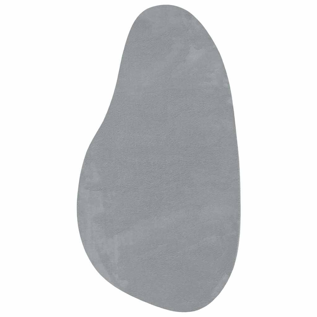 Tapis de SalonPolyester Moelleux Lavable en Machine Gris 100 x 200 cm – ComfortXL Outdoor Living - Image 2