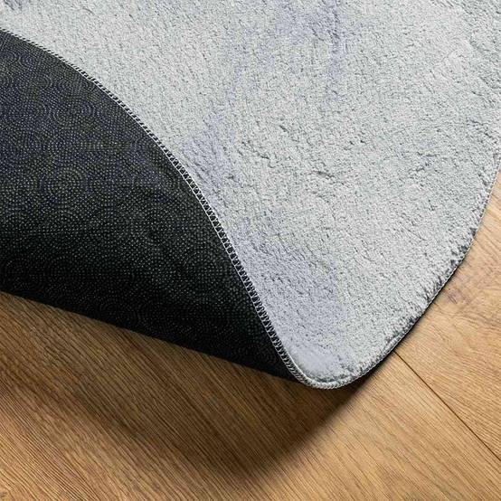 Tapis de SalonPolyester Moelleux Lavable en Machine Gris 100 x 200 cm – ComfortXL Outdoor Living - Image 6