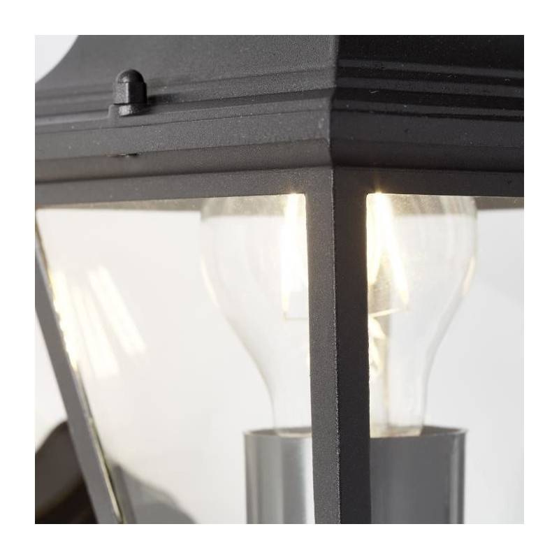 Brilliant - Brilliant Applique Extérieure Montante Nissie Noir E27 1x60w - Imagen 3