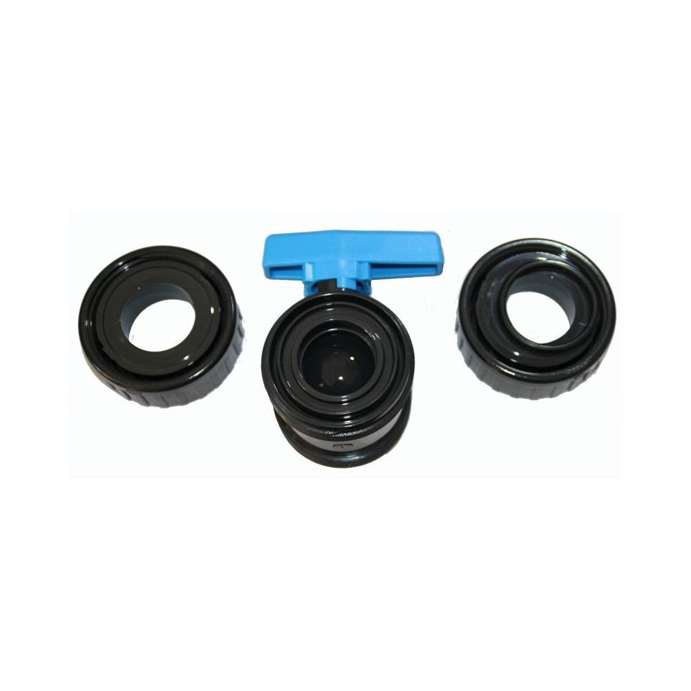 Vanne ø 63 mm a boisseau a coller  PVC - Imagen 2