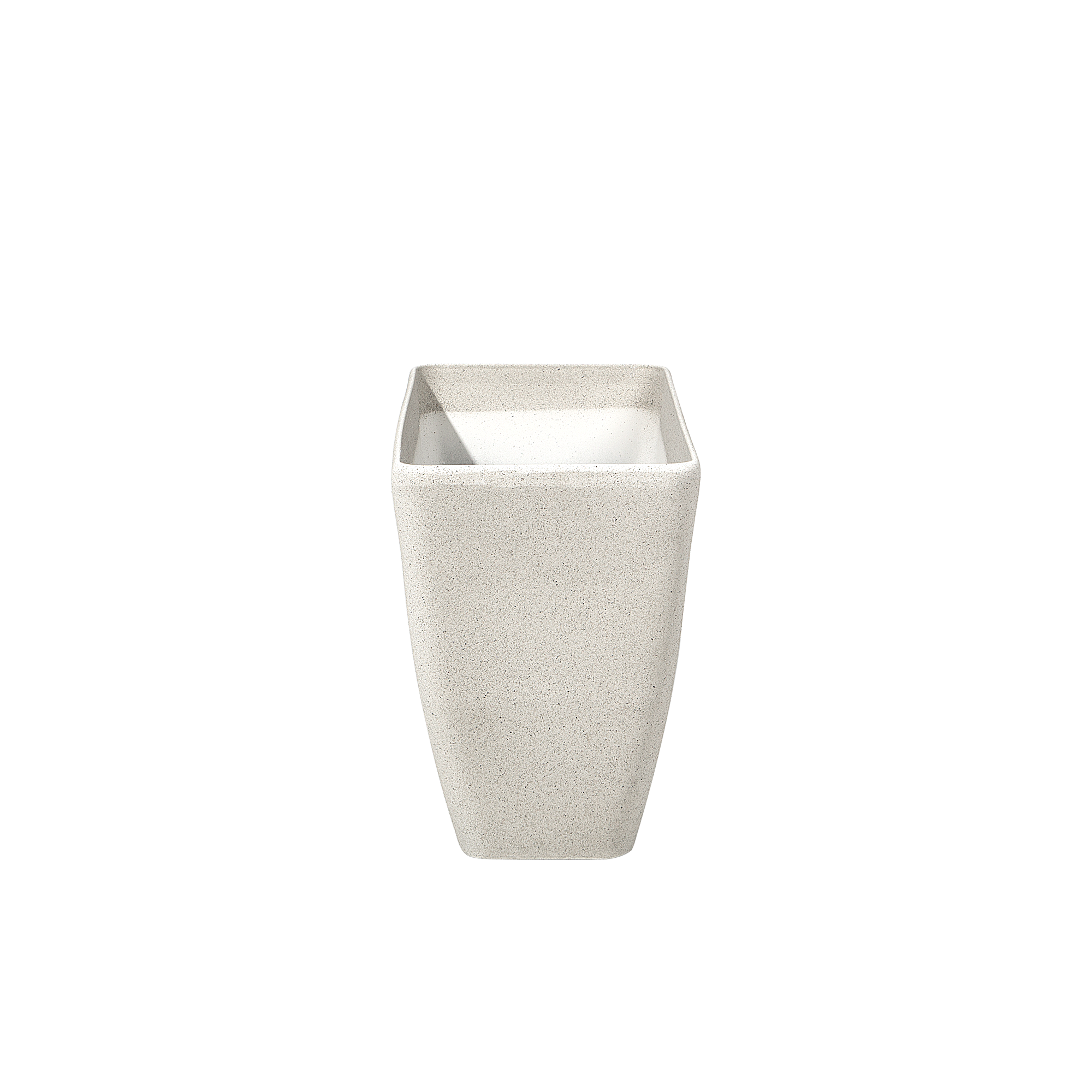 Cache-pot d'extérieur Fibre d'argile Beige BARIS - Beliani - Image 5