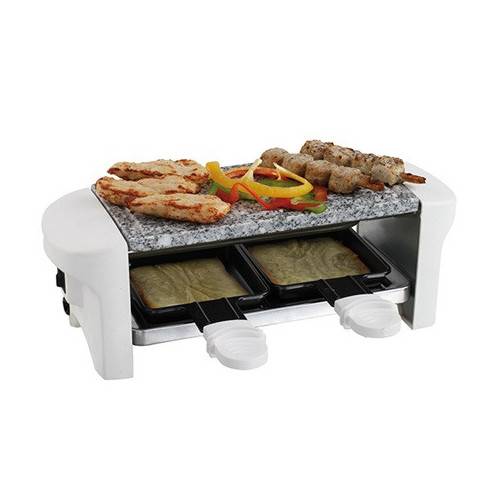 Livoo - Appareil à raclette & pierrade pour 2 personnes blanc 350W - Imagen 2