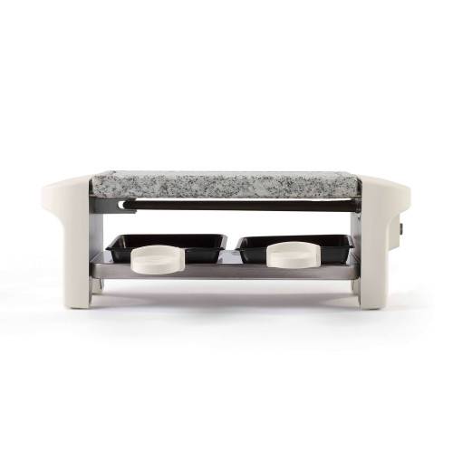 Livoo - Appareil à raclette & pierrade pour 2 personnes blanc 350W - Imagen 6