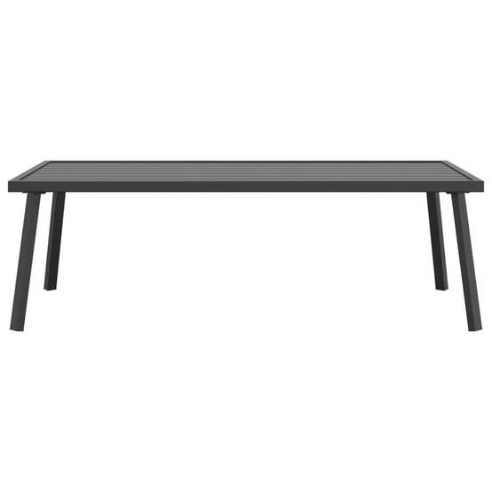 Maison Chic - Table d'extérieur - Table basse de jardin - Table de jardin anthracite 110x55x35 cm acier - Image 3