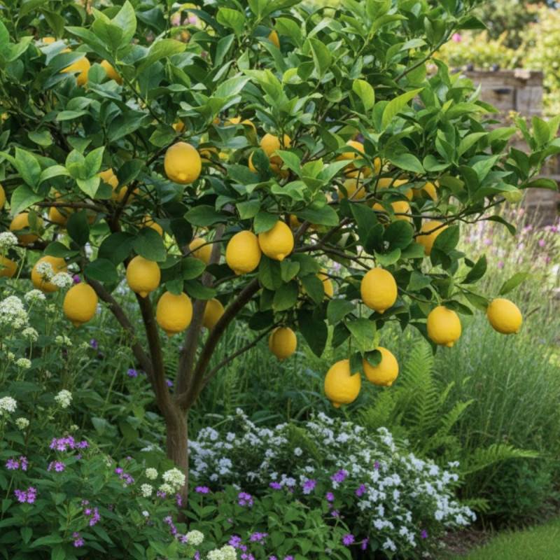 Citronnier 4 Saisons, Citrus - Bon rendement - Pot de 5L - 40/60 cm - De 2,00 m à 2,50 m - Image 2