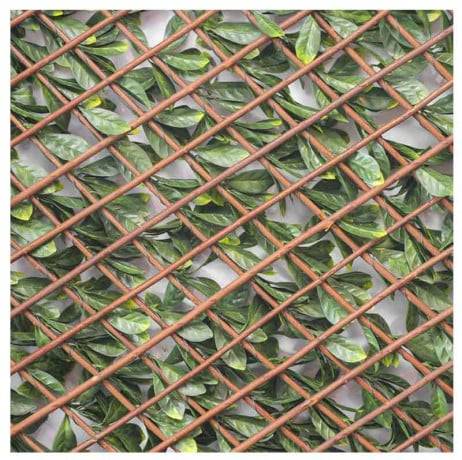 James Grass - France Green - Treillis extensible feuilles de laurier amande - Long 4 m, Hauteur 2 m - Imagen 3